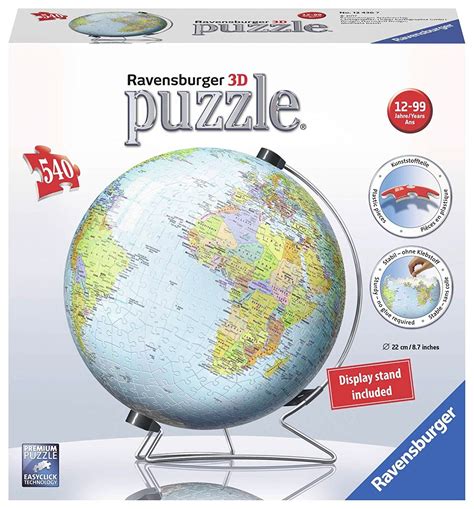 The Earth: Globe 3D Puzzle | A Mighty Girl