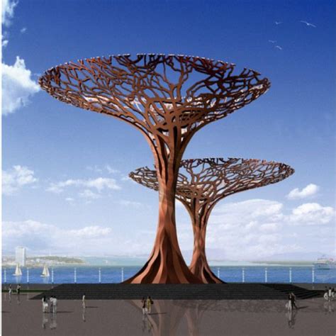 Popular New Corten Steel Tree Sculpture Design For Decoration , Find ...