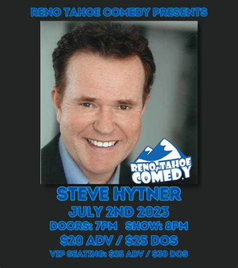 RTC Presents: Steve Hytner Tickets at The Crown Room in Crystal Bay by Crystal Bay Casino | Tixr