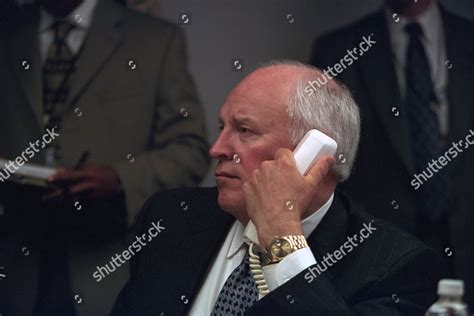 Vice President Cheney Presidents Emergency Operations Editorial Stock ...