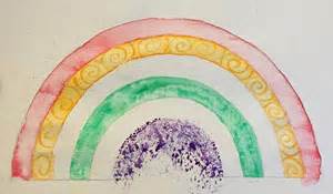 Rainbow Water Color Craft