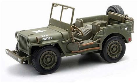 Jeep Willys US ARMY, Military Green - New Ray 54133 - 1/32 Scale Diecast Model Toy Car - Walmart.com