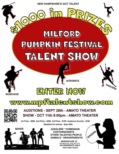 Entrants Sought for Milford Pumpkin Festival Talent Show | Milford, NH Patch