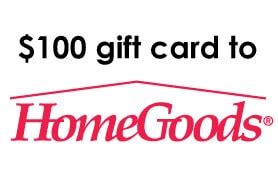 $100 HomeGoods gift card - I Heart Nap Time