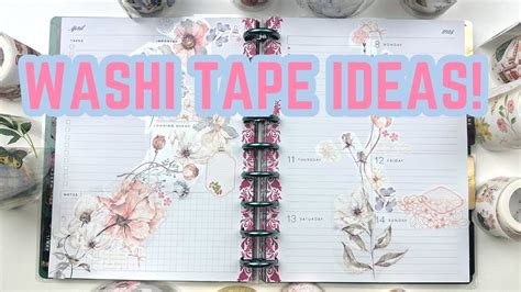 The Washi Tape Shop Unboxing and Happy Planner PLAN with me! - YouTube