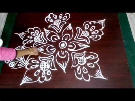 sankranthi muggulu ll muggulu designs simple l easy rangoli l easy rangoli designs, rangoli art ...