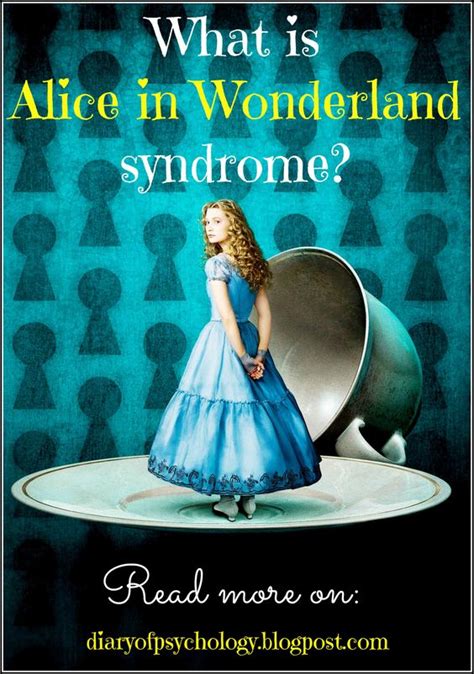 Alice in Wonderland syndrome, named after the novel written by Lewis ...