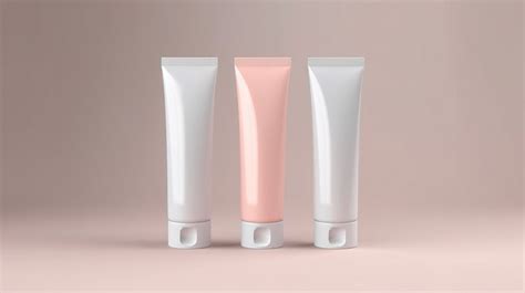 Cosmetic Tube 3d Render Of Small Plastic Packaging For Cosmetics Backgrounds | JPG Free Download ...