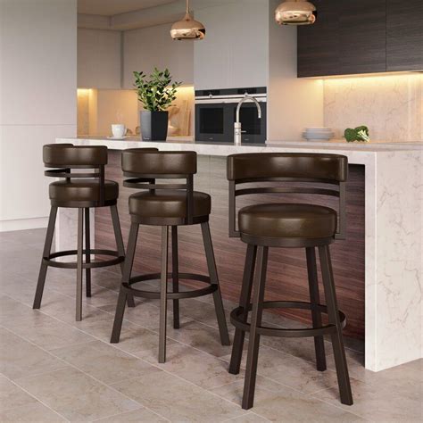 Rinker Swivel Bar Stool | Black bar stools kitchen, Counter stools, Bar stools kitchen island