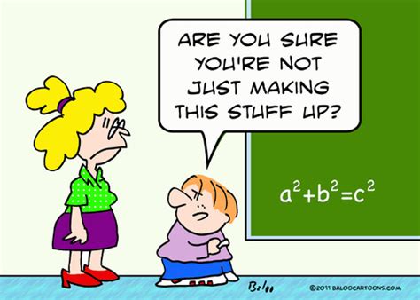 algebra making this stuff up By rmay | Education & Tech Cartoon | TOONPOOL