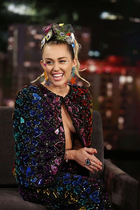 Miley Cyrus – ‘Jimmy Kimmel Live’ in Hollywood – GotCeleb