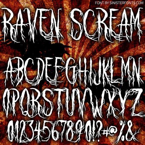 Free Scary Fonts For Microsoft Word Web These Free Creepy Fonts Are Designed To Inject Fear And ...