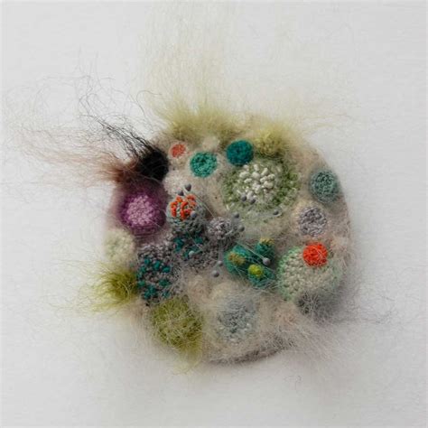 Crocheted and Embroidered Bacteria Grow in Elin Thomas's Fiber Art ...