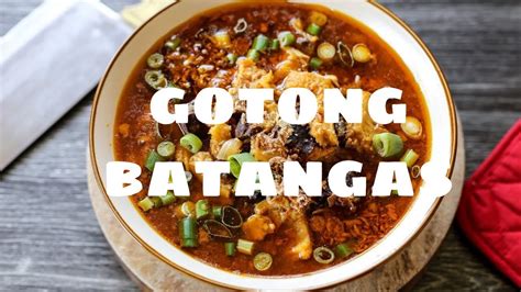 Gotong batangas/batangas style goto - YouTube