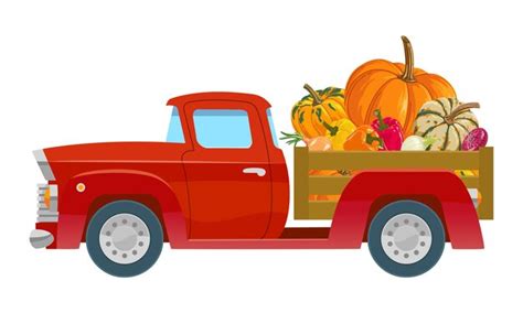 Fall Harvest Truck Vector Images (over 200) - Clip Art Library