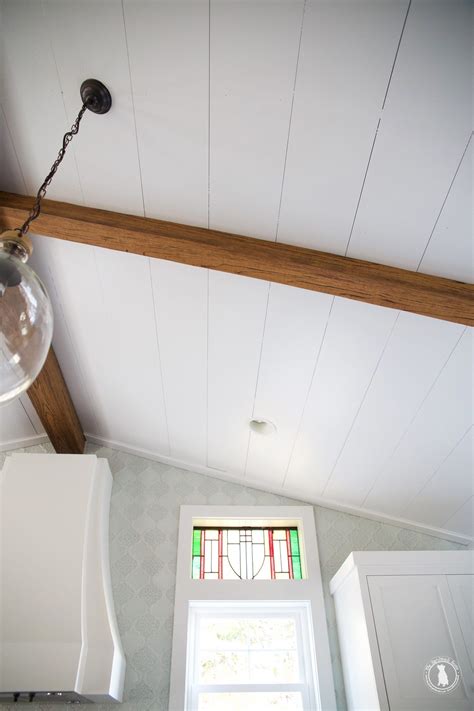 how to shiplap your ceilings | Shiplap ceiling, Ceiling design, Wood plank ceiling