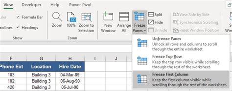 Freeze Panes In Excel With Example || Simplilearn