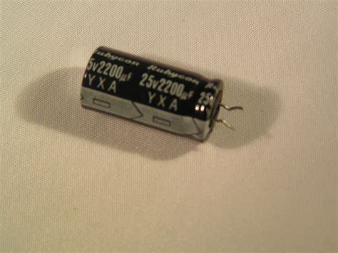 Rubycon Electrolytic Capacitor 25v 2200uF YXA 105'C Low ESR 5 pieces ...