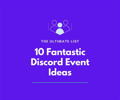 10 Discord Event Ideas Your Server Will Love: The Ultimate List ...