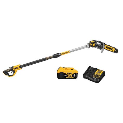 Reviews for DEWALT 20V MAX 8 in. Brushless Cordless Battery Powered Pole Saw Kit with (1) 4 Ah ...