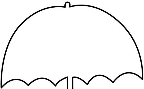 Clipart Umbrella Outline - ClipArt Best