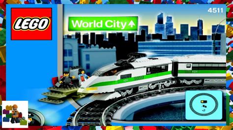 LEGO instructions - World City - Trains - 4511 - High Speed Train - YouTube