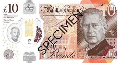 Großbritannien: So sehen die neuen Banknoten mit dem Porträt von König Charles III. aus - L ...
