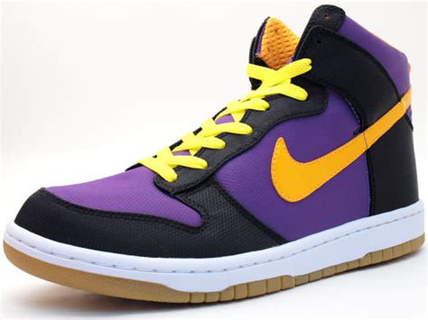 Nike Dunk High Supreme '08 Purple/Yellow-Black | Nice Kicks