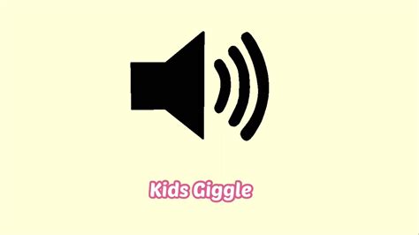 Kids Giggle Laugh Sound Effect - YouTube