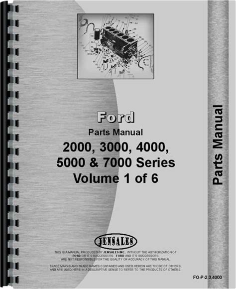 Ford 7000 Tractor Parts Diagram