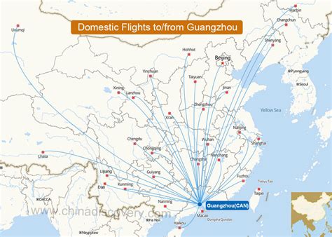 Guangzhou Airport Map: Terminal, Location, Airline Map