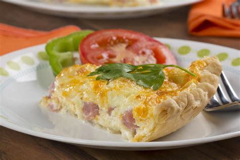 Ham and Cheese Quiche | MrFood.com