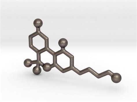 THC - Molecules 3D model 3D printable | CGTrader