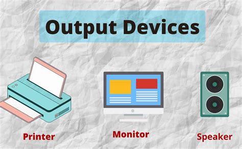 Output Devices- Types, and Working Principle