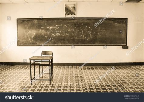 Blackboard Old Classroom Rural School Stock Photo 1151679845 | Shutterstock