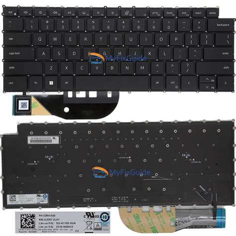 New Backlit Keyboard for Dell XPS 15 9520 XPS 17 9720