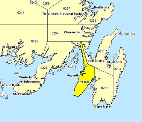 Newfoundland Avalon Peninsula Map