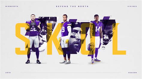 Download Skol 2019 Minnesota Vikings Players Wallpaper | Wallpapers.com