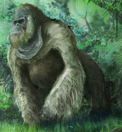 Gigantopithecus Facts, Habitat, Diet, Fossils, Pictures | Prehistoric animals, Prehistoric ...