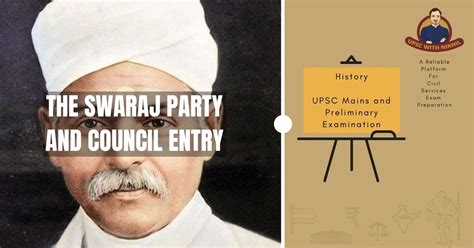 The Swaraj Party And Council Entry