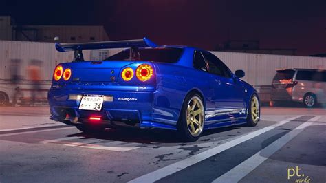 Nissan Skyline GT-R R34, JDM, Japanese cars, Nissan Skyline GT-R, Nissan, blue cars, sports car ...