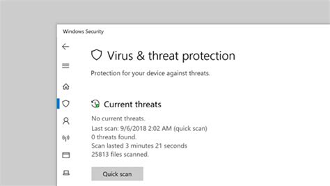 Virus & threat protection in Windows Security - Microsoft Support