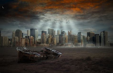 Apocalyptic City.. by AledJonesDigitalArt on DeviantArt