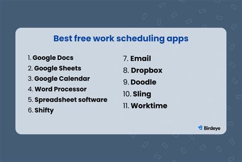 Best work schedule apps for your business in 2023 | Birdeye