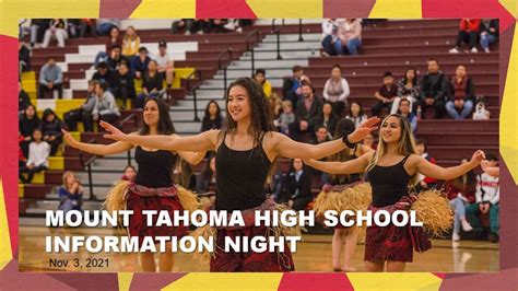 Mount Tahoma High School Information Night 2021 - YouTube