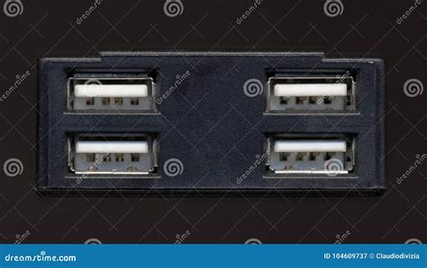 USB port for pc stock image. Image of technology, coach - 104609737