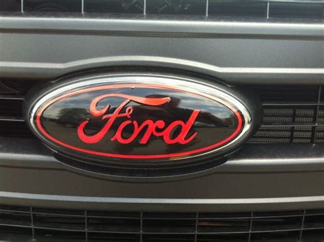 Looking for Ford emblem, red letter 7in x 2 3/4in rear tailgate - Ford ...