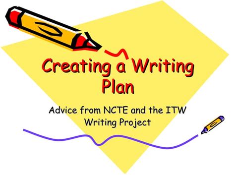 Creating A Writing Plan | PPT