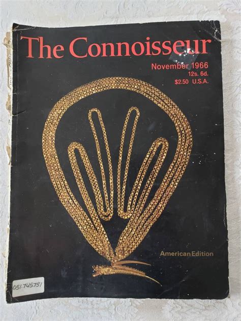 November 1966 The Connoisseur Magazine American Edition | Etsy