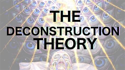 Tamsa's Blog: Deconstruction theory